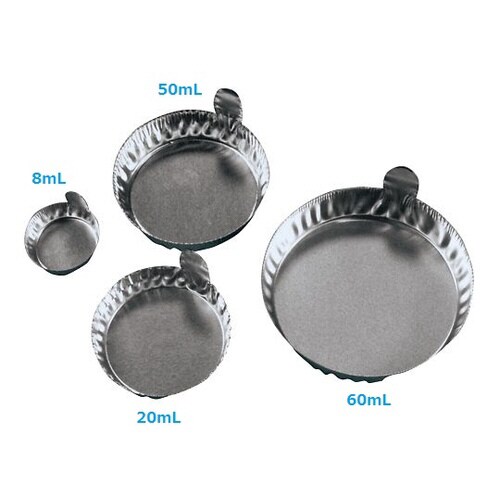 丸型アルミ皿(持ち手付き)50mL 100枚入