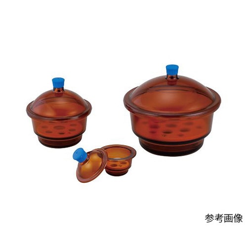 ガラスデシケーター(褐色) Φ200mm