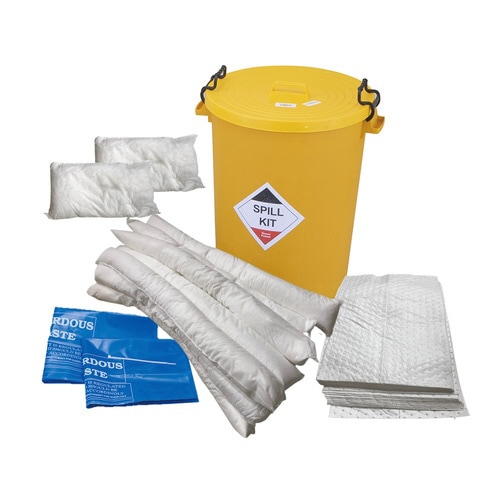 緊急液体吸収キット(油・溶剤用)