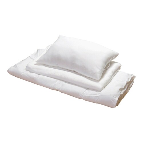 緊急用寝具3点セット 敷パット・枕・毛布 5組入