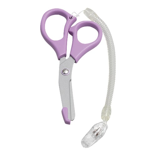 ナーイスはさみ(ストラップ付) パープル