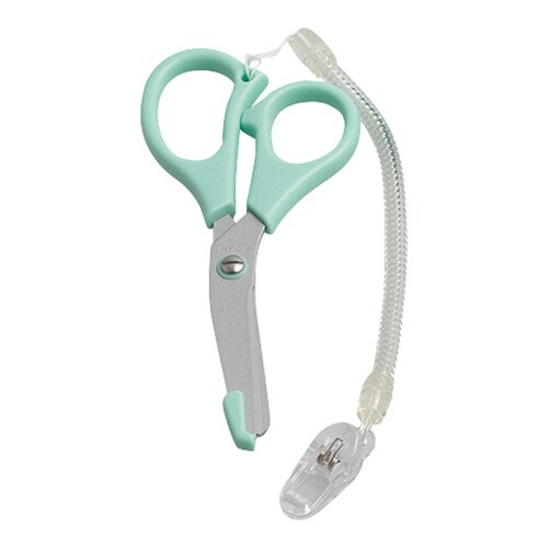 ナーイスはさみ(ストラップ付) グリーン