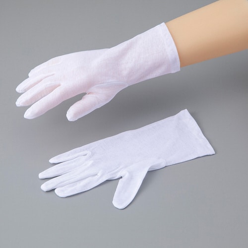 綿コットンインナー手袋 L 12双入