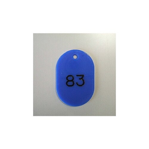 番号札 大 51から100番 50枚1セット 青色