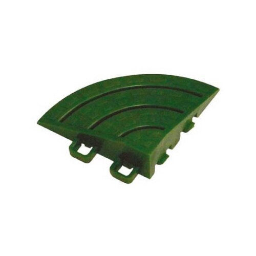 ブラシマットD グリーン コーナー 75×75mm