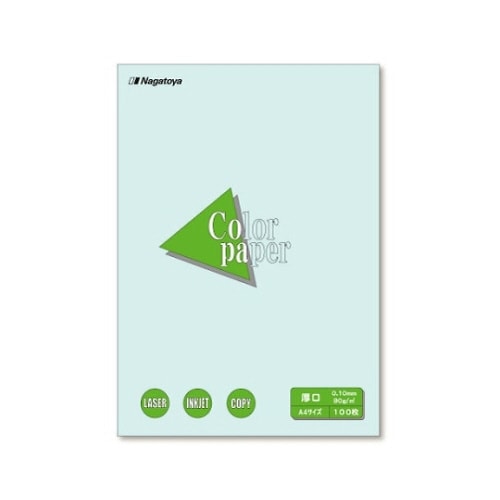 カラーペーパー A4 0.1mm 水 1