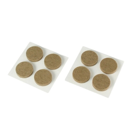 硬質フェルト 直径22 ブラウン 8個入