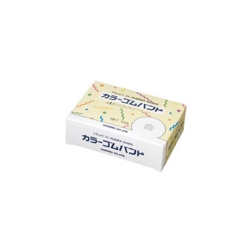 ハートインゴムバンド 白