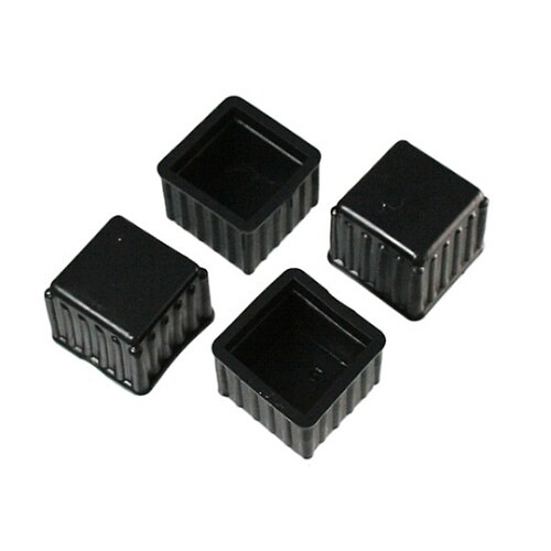 脚キャップ 30mm角×24mm 黒 1