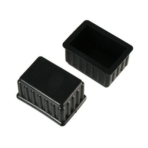 脚キャップ 44×31×25mm 黒 1