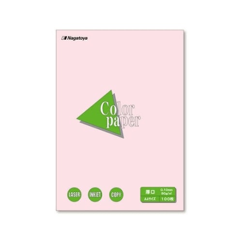 カラーペーパー A4 0.1mm さくら
