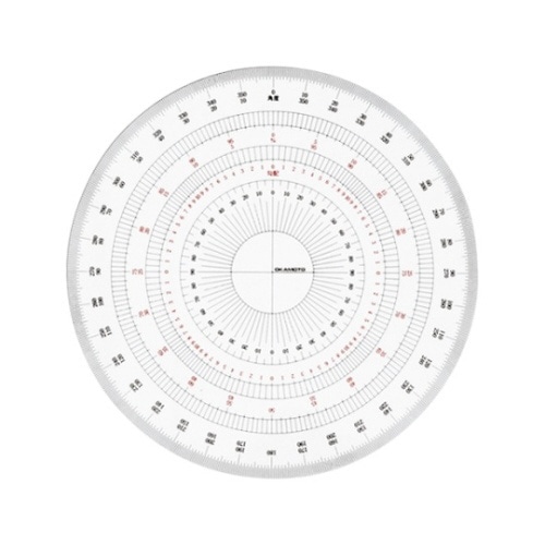 分度器 全円 180mm