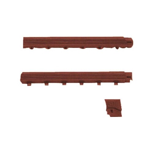 ブラシマットL コーナー 50×50mm ブラウン