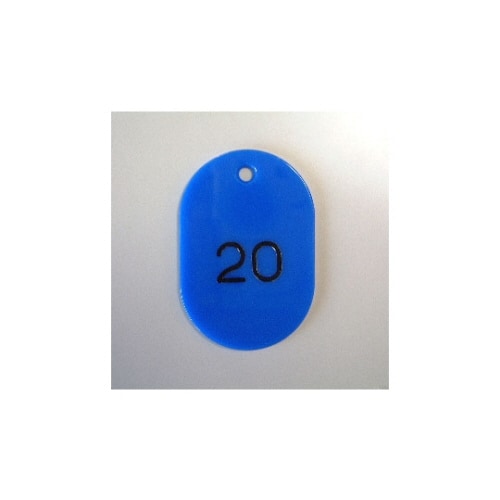 番号札 大 1から50番 50枚1セット 青色