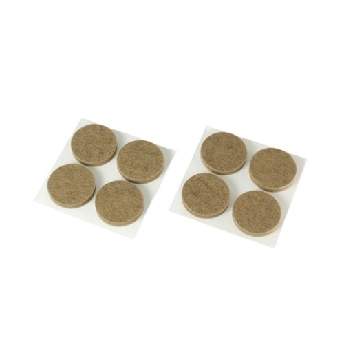 硬質フェルト 直径25 ブラウン 8個入