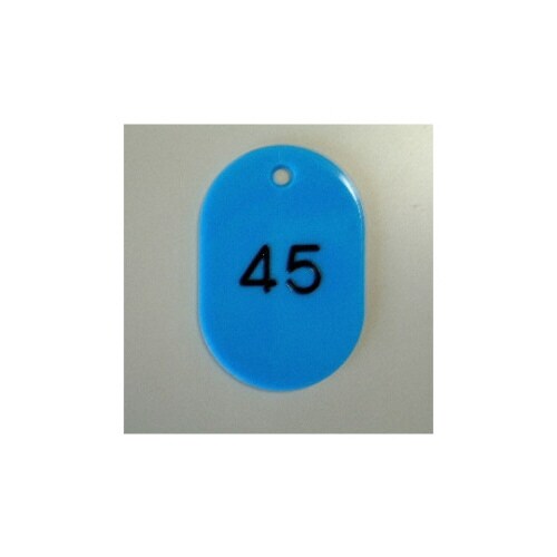 番号札 大 1から50番 50枚1セット 空色