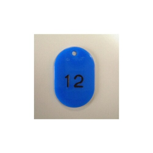 番号札 小 1から100番 100枚1セット 青色