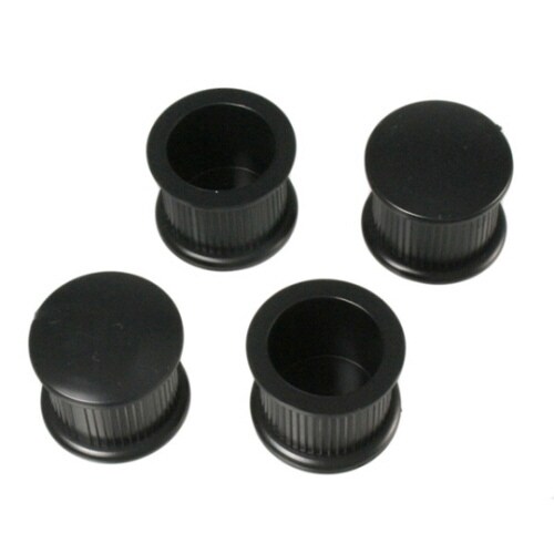 脚キャップ 直径29×25mm 黒 1パ