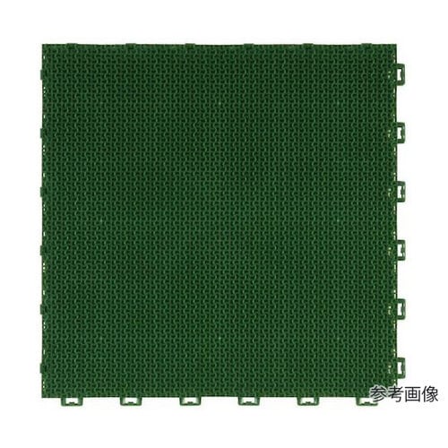 401072マット・ちどり格子 グリーン