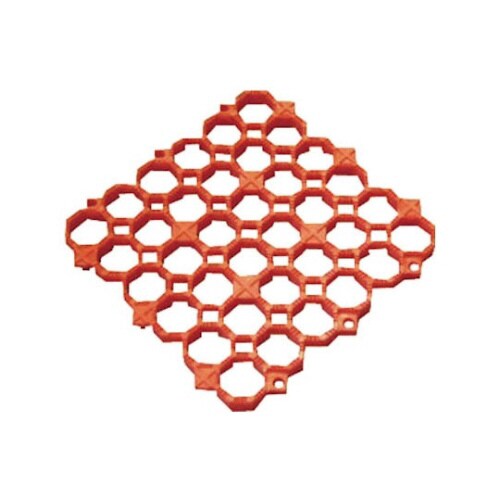 エイトチェッカーD× 150×150mm レッド