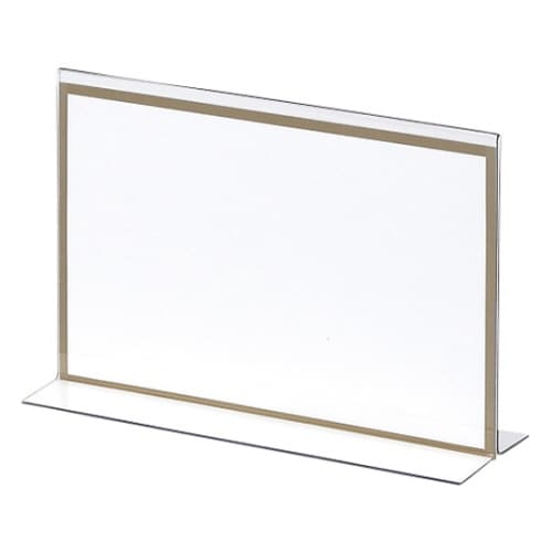 T型メニュー立て