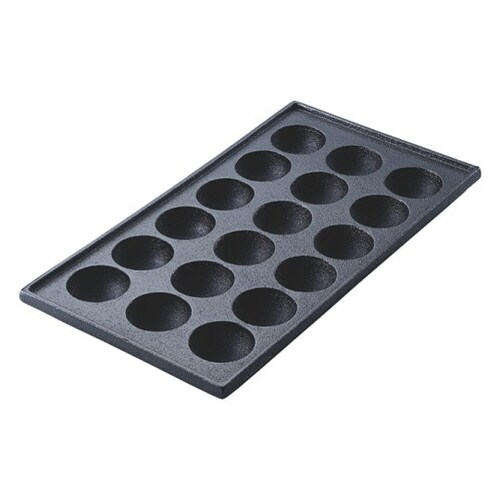 AKS たこ焼鉄板 18穴 φ48x深25mm