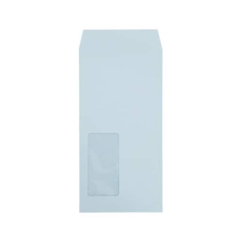マド付封筒 ブルー