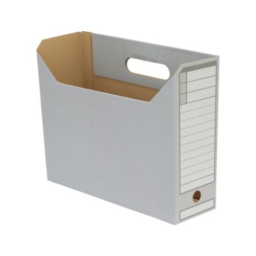 ボックスファイル 普及版 グレー 1セッ