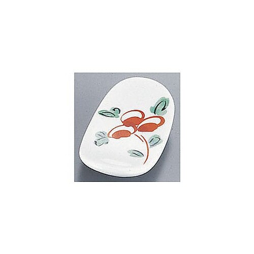 AZ9−56 イングレ花絵楕円箸置