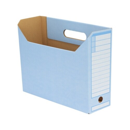 ボックスファイル 普及版 ブルー 1セッ