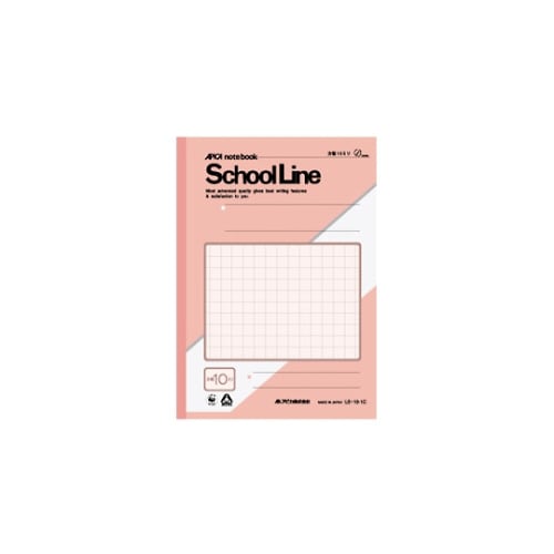 スクールライン セミB5 10mm方眼 桜