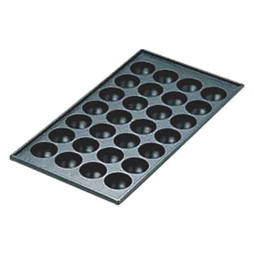 AKSたこ焼鉄板 28穴 φ40x深23mm