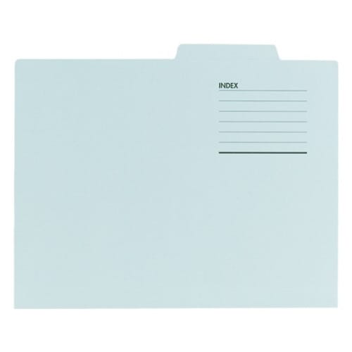 個別フォルダー ブルー 1パック(10枚入)