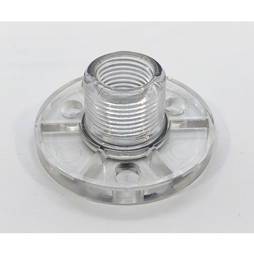 バルブ座ポリカ製ネジ止Oリング付