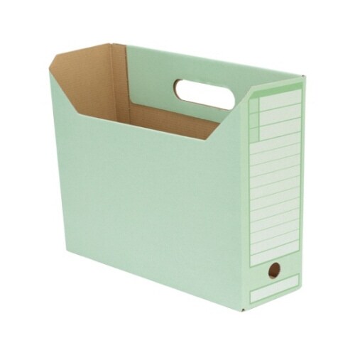 ボックスファイル 普及版 グリーン 1セ