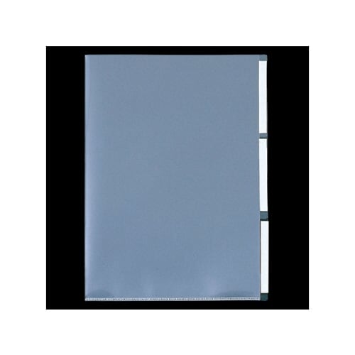 クリアホルダー3ポケット クリア