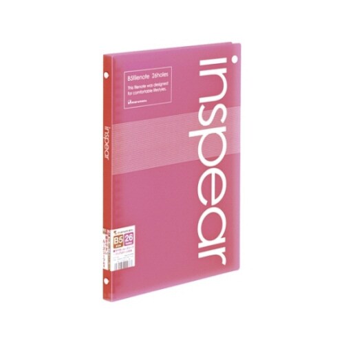 ファイルノート インスピア ピンク