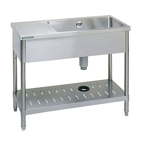 18−0台付一槽シンク(バックガード無) 左付