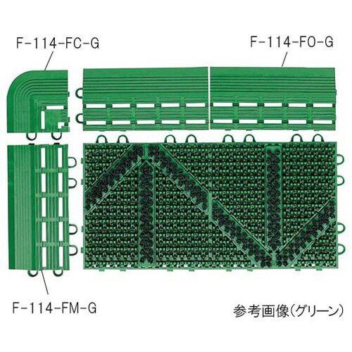 エバック ブラシハードマット(共通縁駒O)レッド