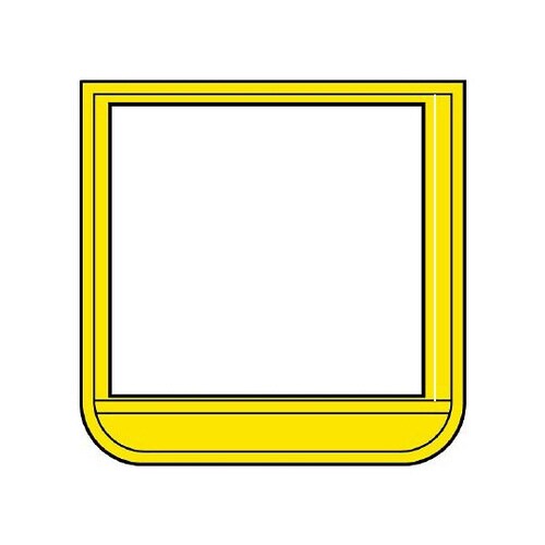 ポケット胸章 黄