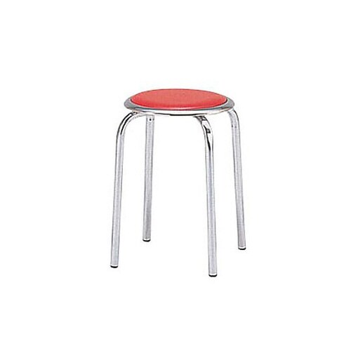 丸イス(10脚入) レッド