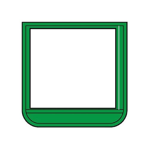 ポケット胸章 緑