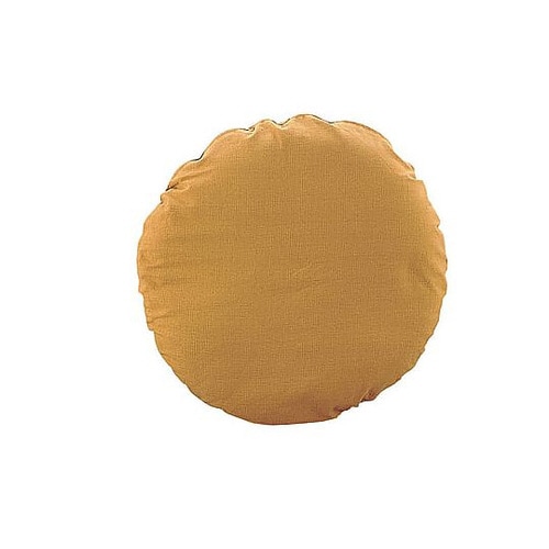 円座 無地座布団 金茶