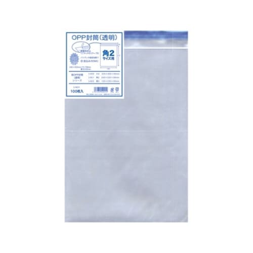 OPP透明封筒(厚口)角2用