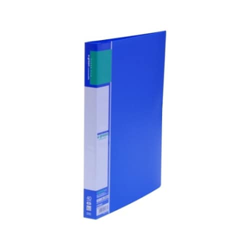 u green クリヤーファイルA4 青