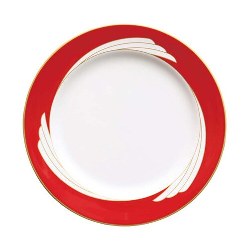 2197900アラカルト赤30cm皿