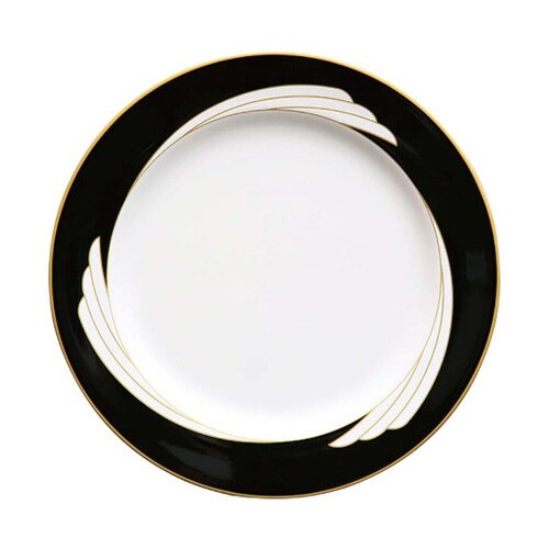 2197400アラカルト黒30cm皿