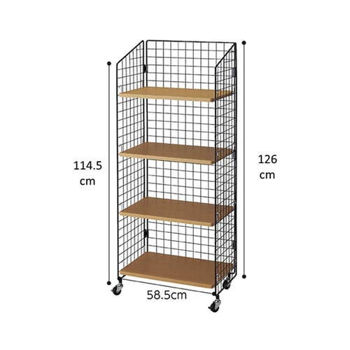 61−654−10−2 4段ネットラック