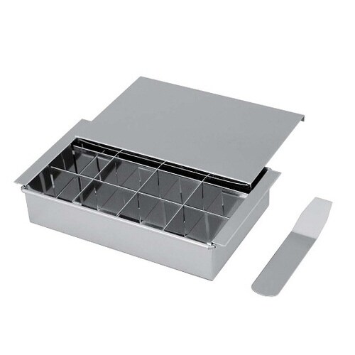 18−0 仕切付 玉子ドーフ器(蓋付)12個取