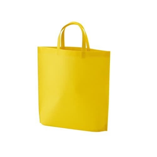 不織布バッグ 底マチA4縦 イエロー 1